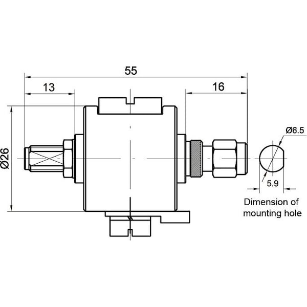 Citel Outdoor RF Protector, Dc-3.5 Ghz, Dc Pass, 70W, Imax 20Ka, Male-Female Sma Connector P8AX15-SMA/MF - main